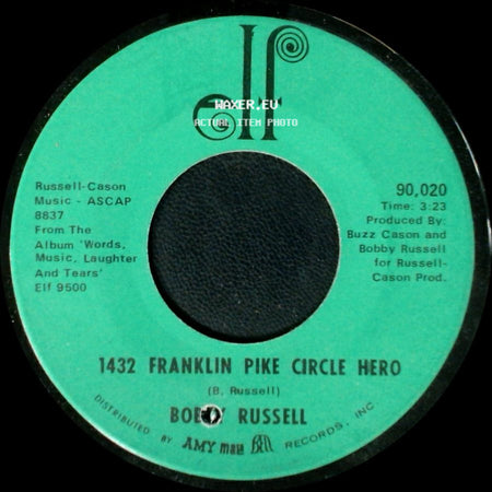Bob Russell / Bobby Russell - 1432 Franklin Pike Circle Hero / Let's Talk About Them side A