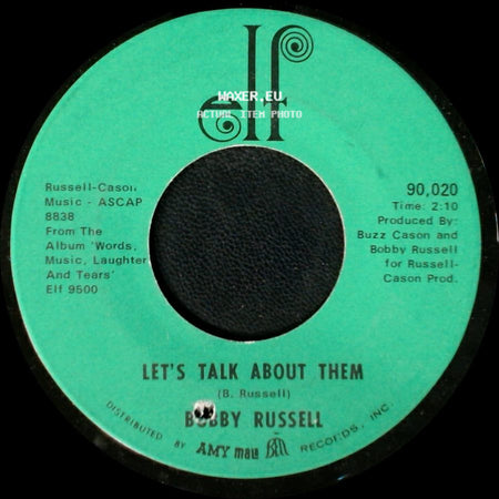 Bob Russell / Bobby Russell - 1432 Franklin Pike Circle Hero / Let's Talk About Them side B