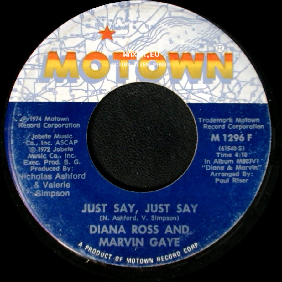 Diana Ross And Marvin Gaye - Just Say, Just Say / Don't Knock My Love side A
