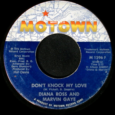 Diana Ross And Marvin Gaye - Just Say, Just Say / Don't Knock My Love side B