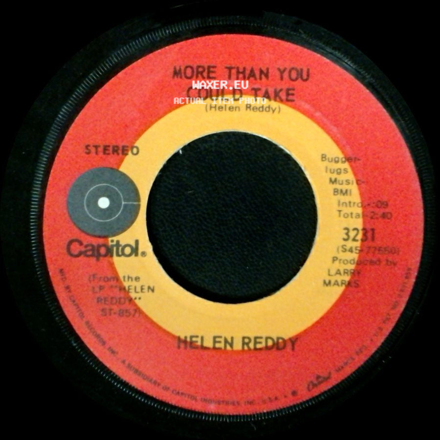 Helen Reddy - More Than You Could Take / No Sad Song side A