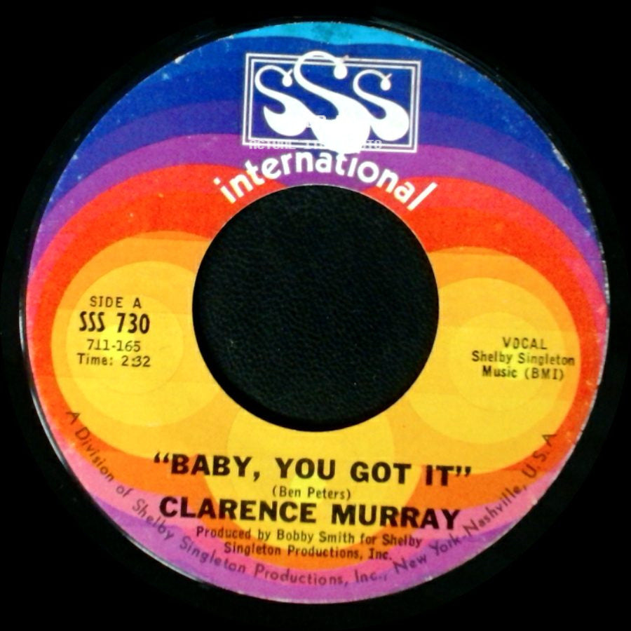 Clarence Murray - Baby, You Got It / One More Chance side A
