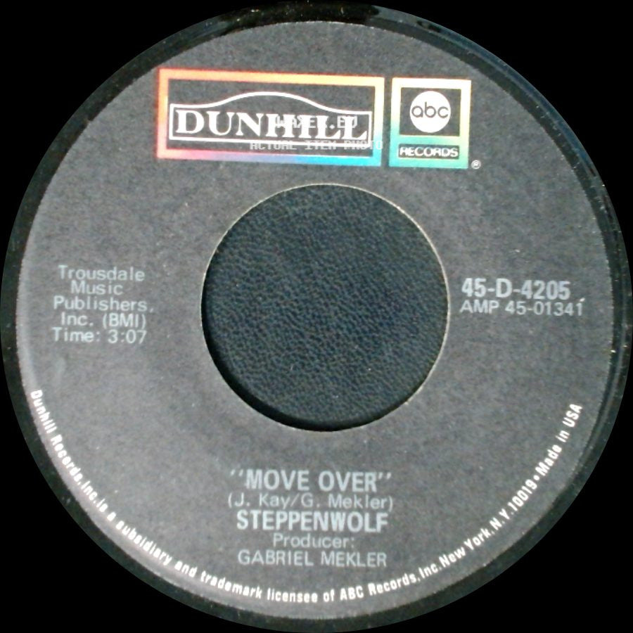 Steppenwolf - Move Over / Power Play side A
