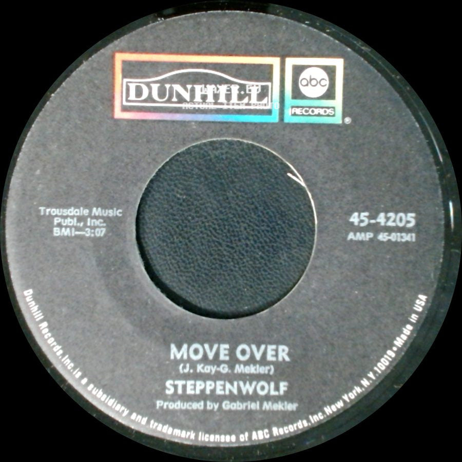 Steppenwolf - Move Over / Power Play side A
