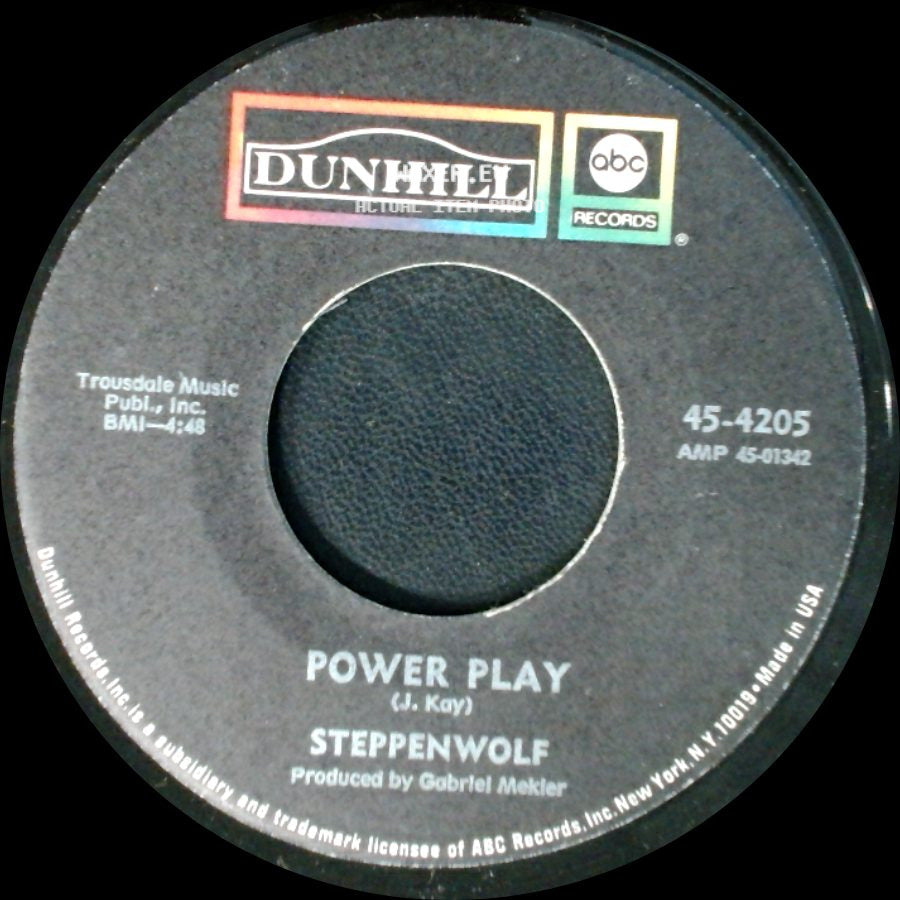 Steppenwolf - Move Over / Power Play side B