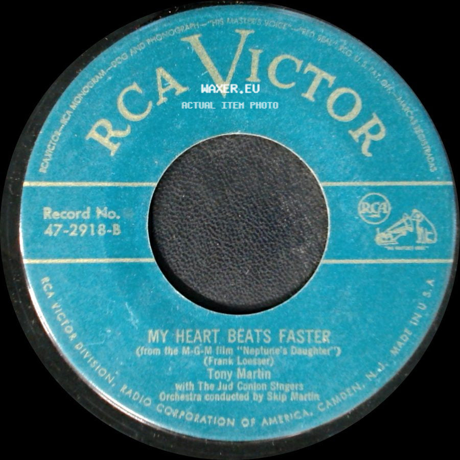 Tony Martin - My Heart Beats Faster / Angels Never Leave Heaven side A