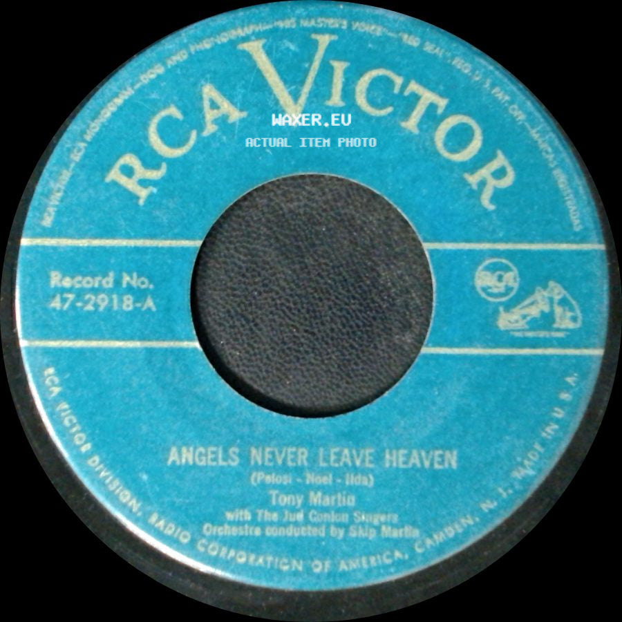 Tony Martin - My Heart Beats Faster / Angels Never Leave Heaven side B