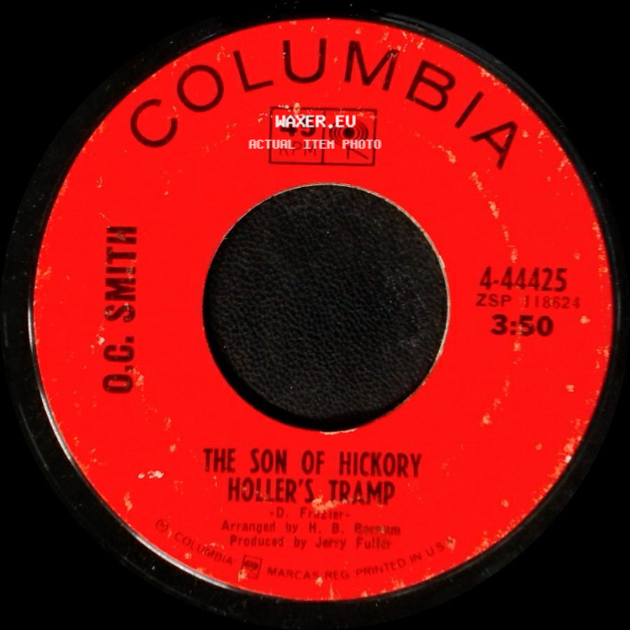 O.C. Smith - The Best Man / The Son Of Hickory Holler's Tramp side B