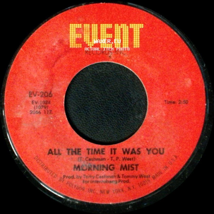 Morning Mist - All The Time It Was You / California On My Mind side A