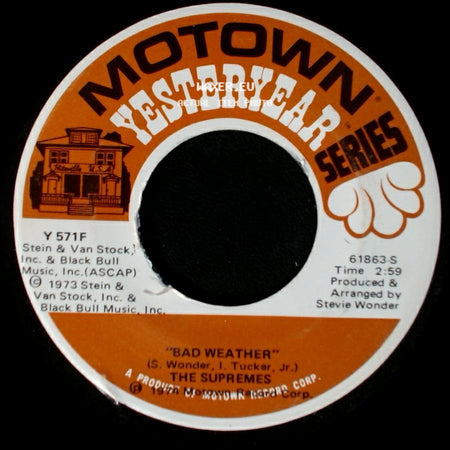 The Supremes - Bad Weather / Nathan Jones side A