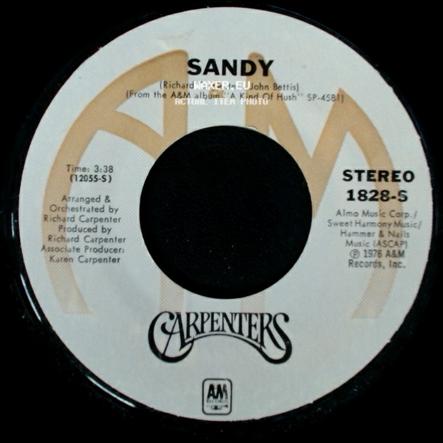 Carpenters - I Need To Be In Love / Sandy side B