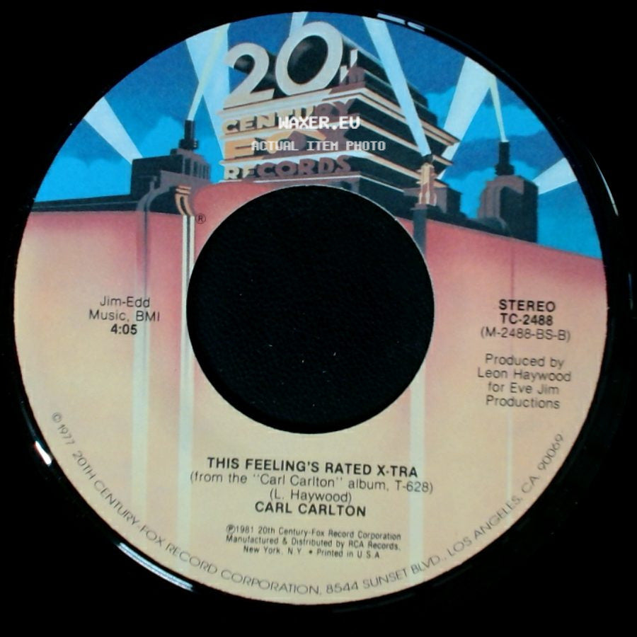 Carl Carlton - She's A Bad Mama Jama (She's Built, She's Stacked) / This Feeling's Rated X-Tra side B