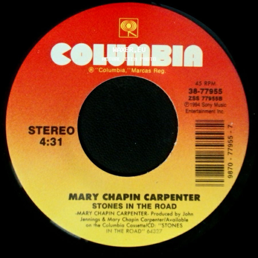 Mary Chapin Carpenter - Why Walk When You Can Fly / Stones In The Road side B