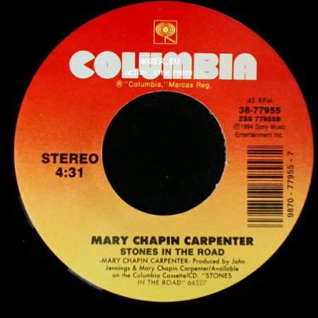 Mary Chapin Carpenter - Stones In The Road / Why Walk When You Can Fly side A