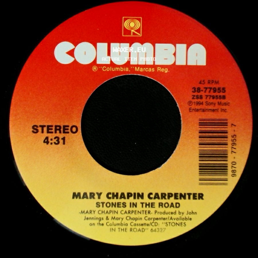 Mary Chapin Carpenter - Why Walk When You Can Fly / Stones In The Road side B