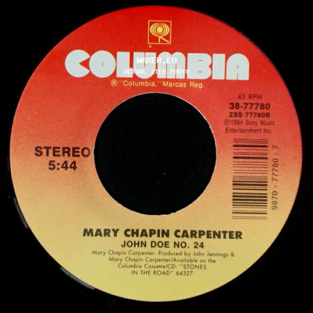 Mary Chapin Carpenter - Tender When I Want To Be / John Doe No. 24 side B