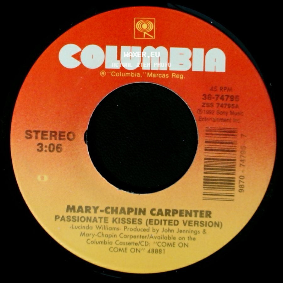 Mary-Chapin Carpenter - Middle Ground / Passionate Kisses (Edited Version) side B