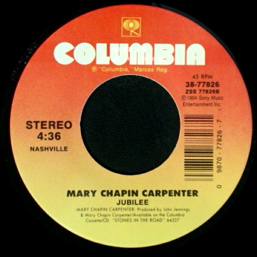 Mary Chapin Carpenter - House Of Cards / Jubilee side B