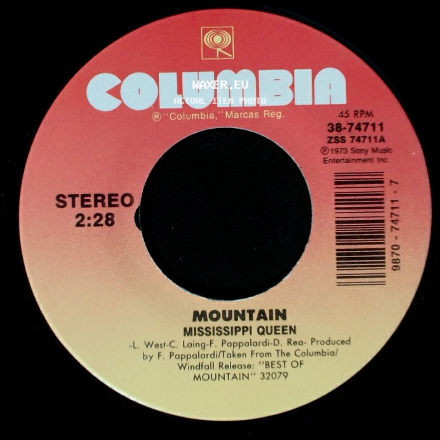 Mountain - The Animal Trainer And The Toad / Mississippi Queen side B