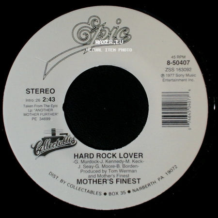 Mother's Finest - Hard Rock Lover / Baby Love side A