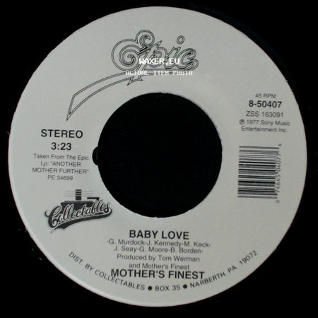 Mother's Finest - Hard Rock Lover / Baby Love side B