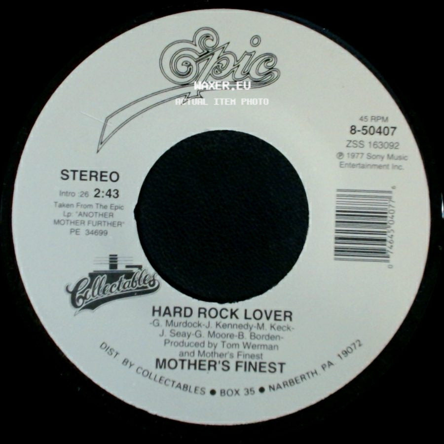 Mother's Finest - Hard Rock Lover / Baby Love side A