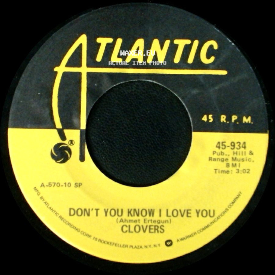 Clovers - Don't You Know I Love You / Skylark side A