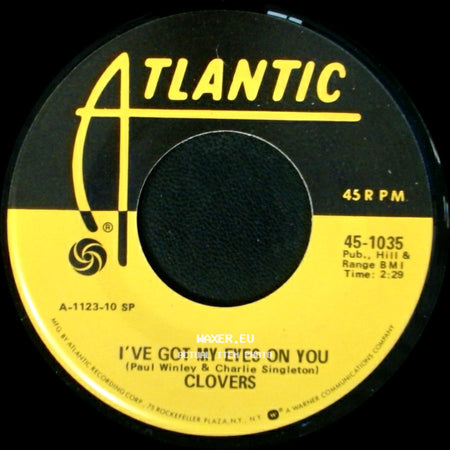 Clovers - I've Got My Eyes On You / Your Cash / Ain't Nothin' But Trash side A