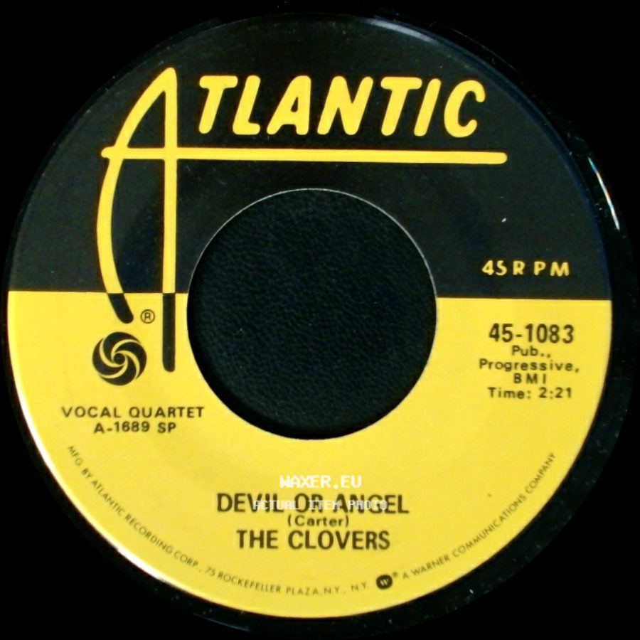 The Clovers - Devil Or Angel / Hey, Doll Baby side A