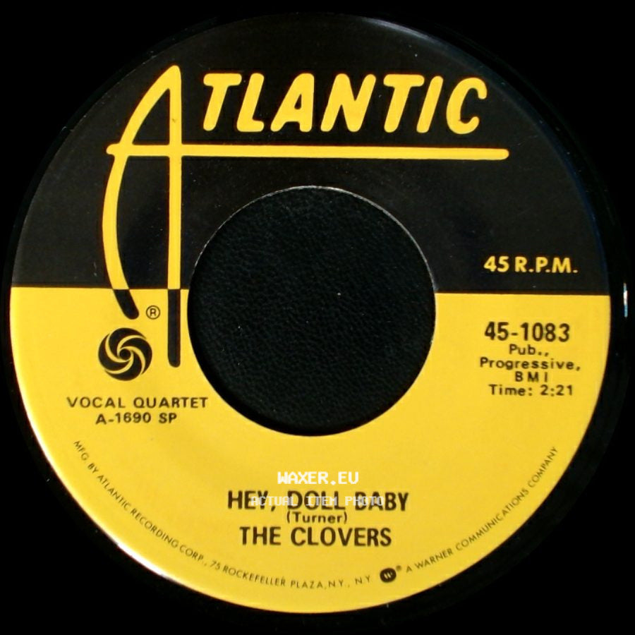 The Clovers - Devil Or Angel / Hey, Doll Baby side B