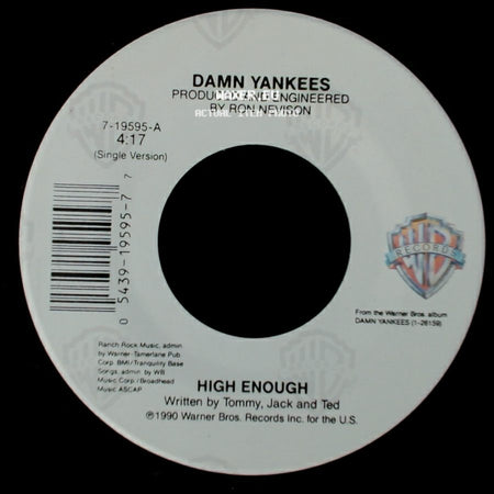 Piledriver / Damn Yankees - Damn Yankees / High Enough side B