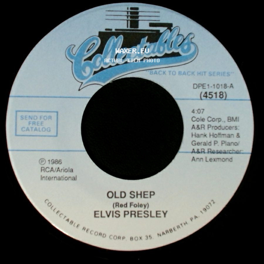 Elvis Presley - You'll Never Walk Alone (From "Carousel") / Old Shep side B