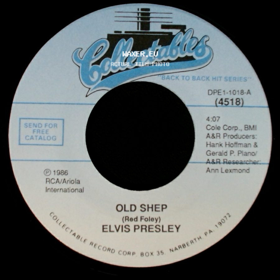 Elvis Presley - You'll Never Walk Alone (From "Carousel") / Old Shep side B