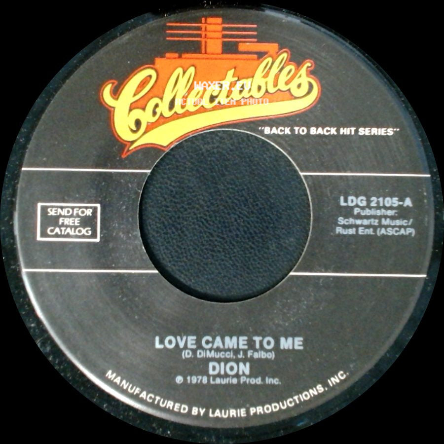 Dion - Love Came To Me / Sandy side A