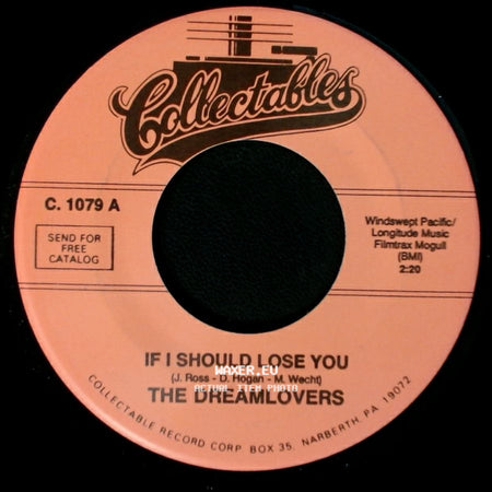 The Dreamlovers - I Miss You / If I Should Lose You side B