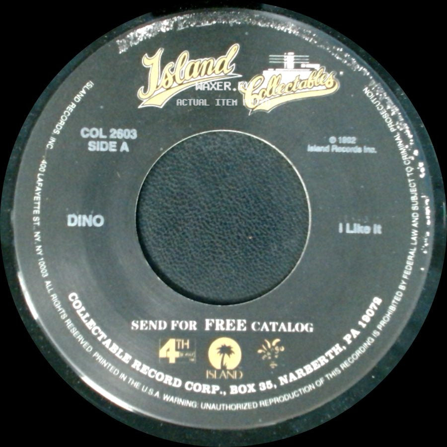 Dino - I Like It / Summertime Girls side A