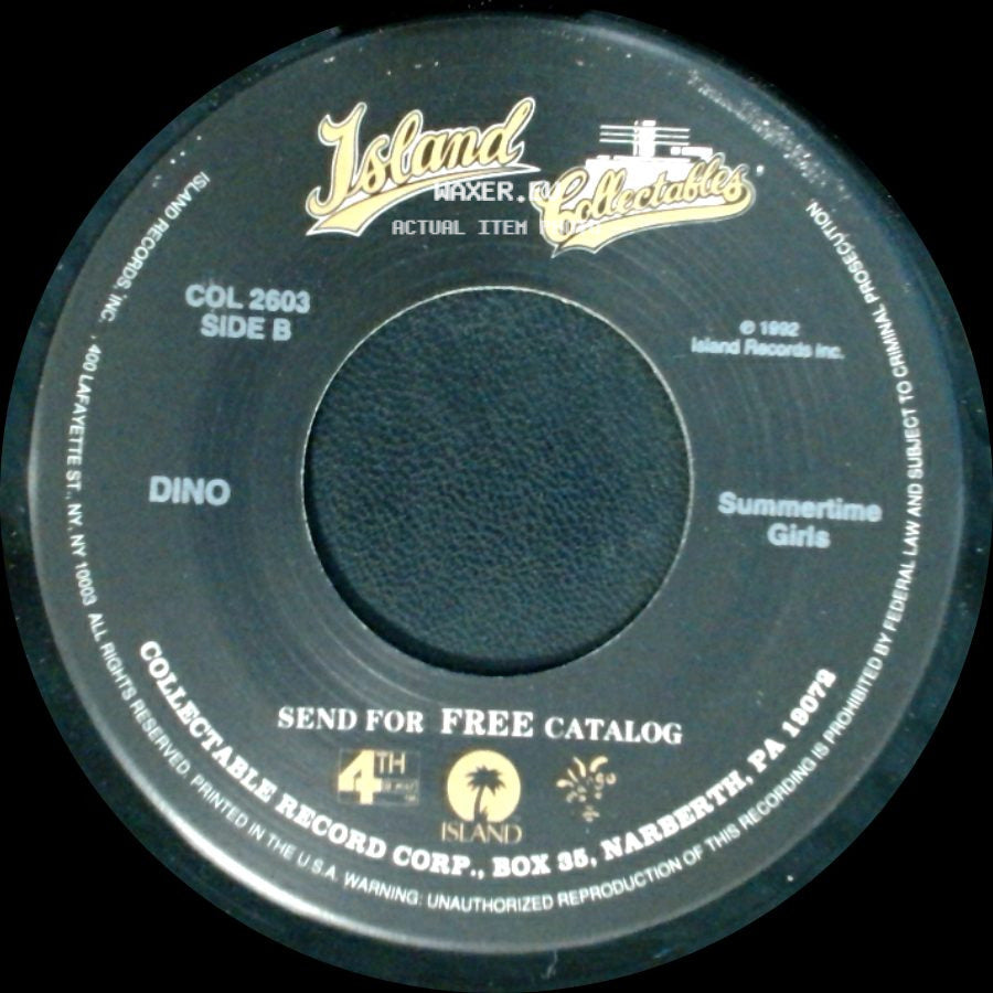 Dino - I Like It / Summertime Girls side B