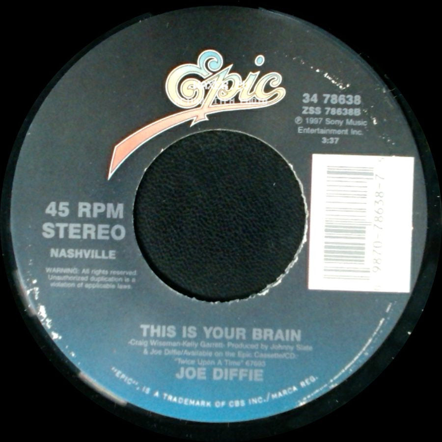 Joe Diffie - This Is Your Brain / Somethin' Like This side A