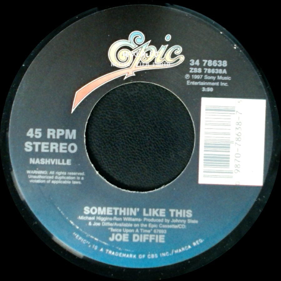 Joe Diffie - This Is Your Brain / Somethin' Like This side B