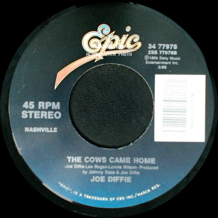 Joe Diffie - The Cows Came Home / That Road Not Taken side A
