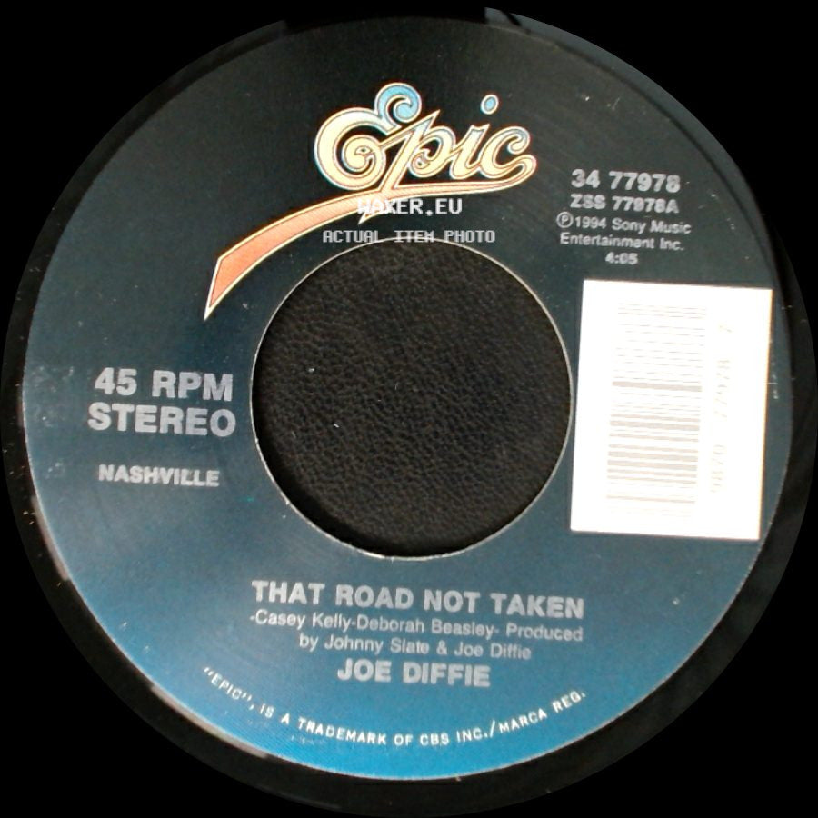 Joe Diffie - The Cows Came Home / That Road Not Taken side B
