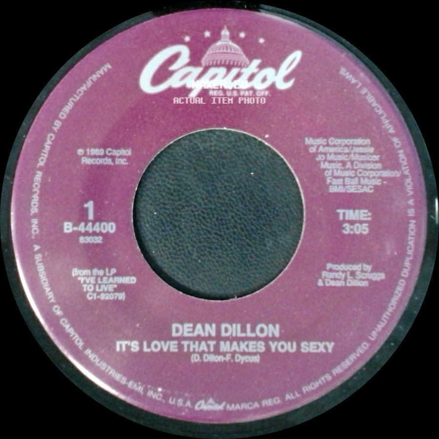 Dean Dillon - It's Love That Makes You Sexy / Appalachia Got To Have You / Feelin' In My Bones side A