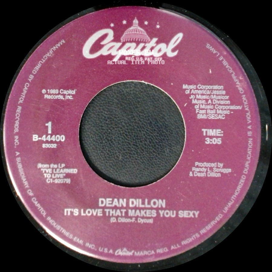 Dean Dillon - It's Love That Makes You Sexy / Appalachia Got To Have You / Feelin' In My Bones side A