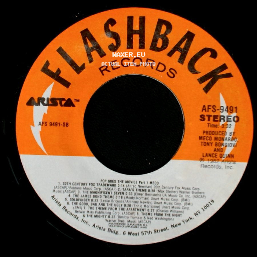 Bill Conti / Meco - Theme From Dynasty / Pop Goes The Movies Part 1 side B