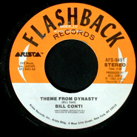 Bill Conti - Theme From Dynasty / Pop Goes The Movies Part 1 side A