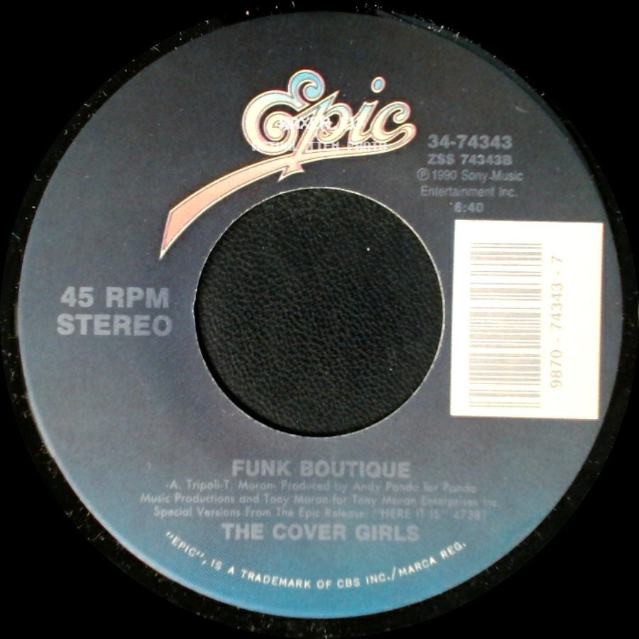 The Cover Girls - Funk Boutique / Wishing On A Star side A