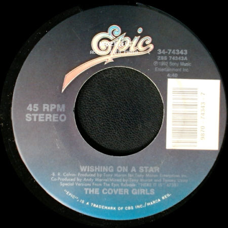 The Cover Girls - Funk Boutique / Wishing On A Star side B