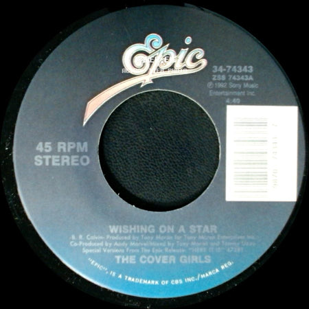 The Cover Girls - Funk Boutique / Wishing On A Star side B