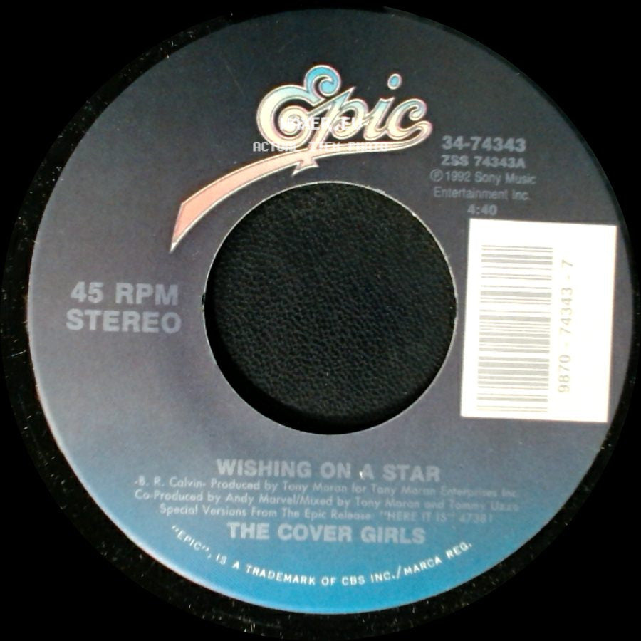 The Cover Girls - Funk Boutique / Wishing On A Star side B