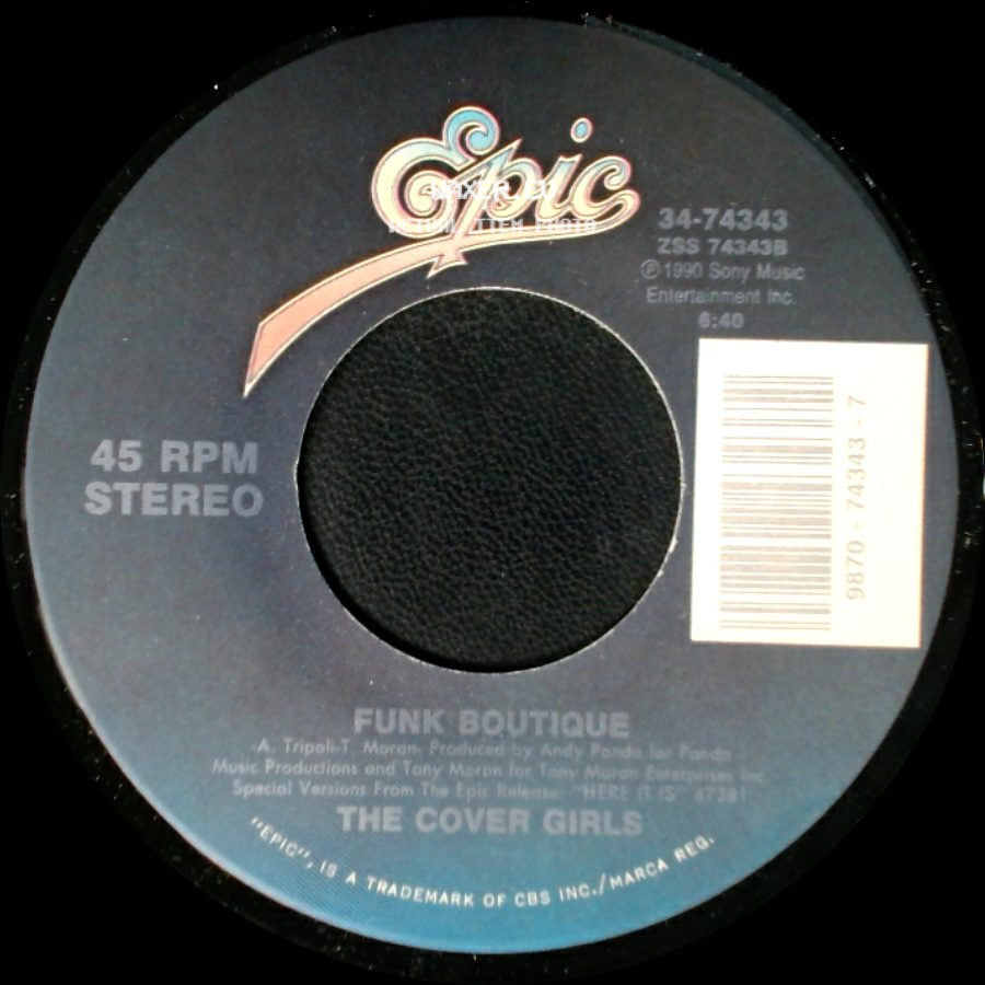 The Cover Girls - Funk Boutique / Wishing On A Star side A